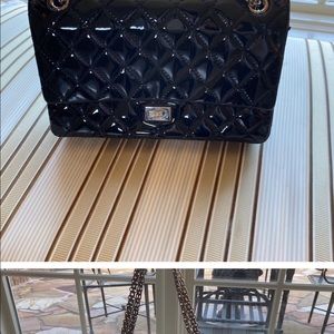 Chanel Reissue Black Patent leather bag